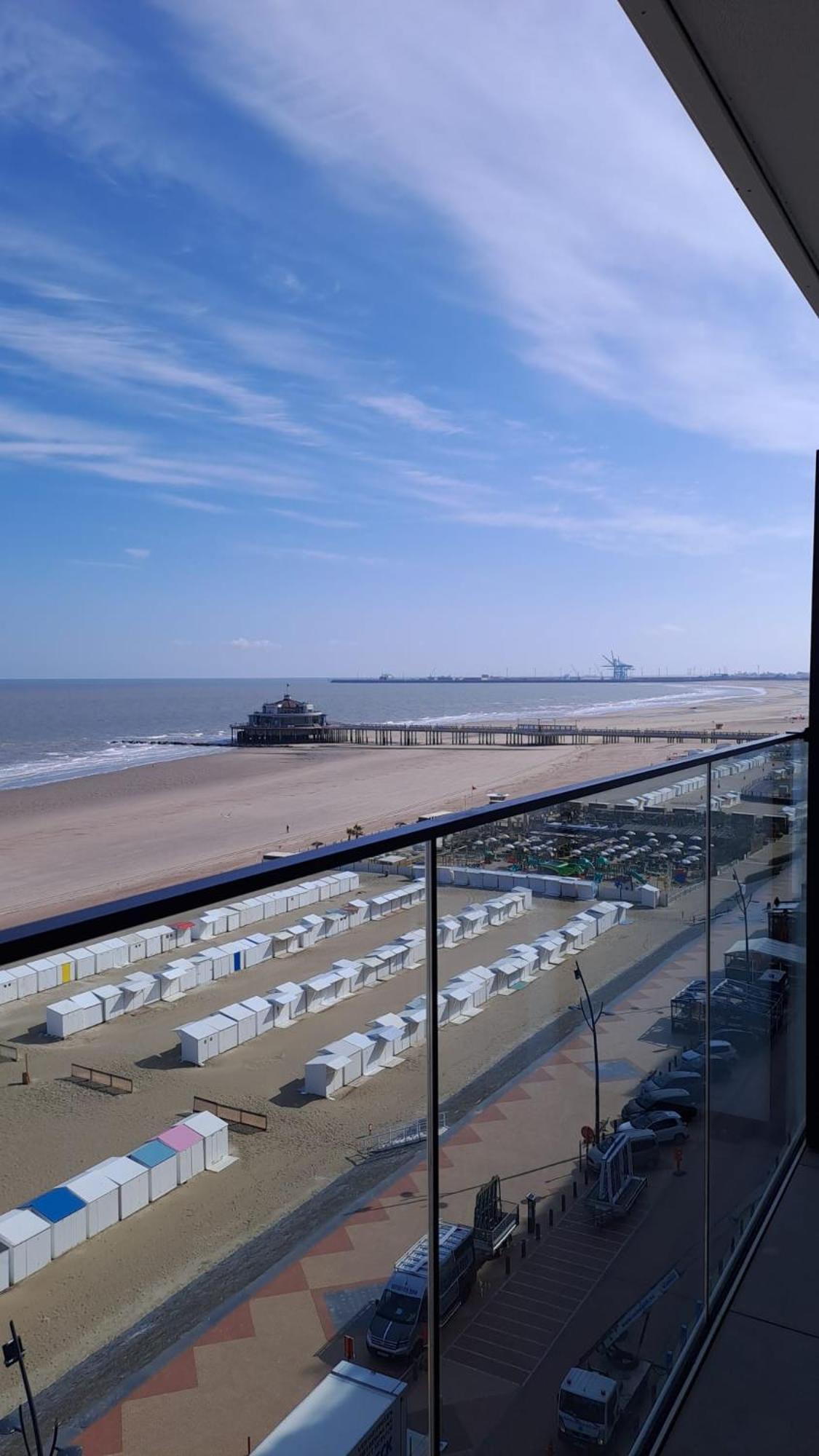 Modern Studio With Beautiful Sea View - 9Th Floor Blankenberge Zewnętrze zdjęcie